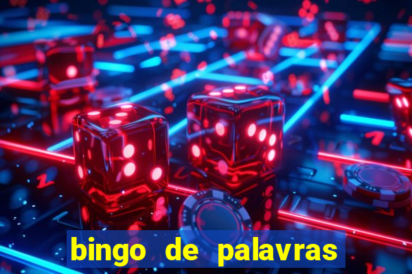 bingo de palavras cha de bebe